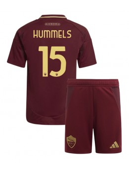 AS Roma Mats Hummels #15 Replika Hemmakläder Barn 2024-25 Kortärmad (+ byxor)